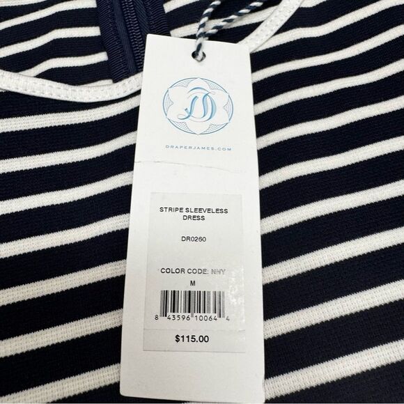 Draper James Striped Sleeveless Dress Size Medium NWT - Picture 4 of 9